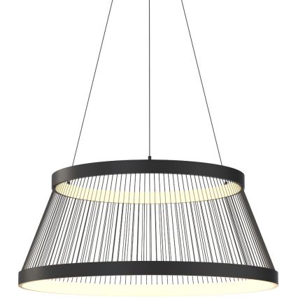Zuma Line - Lampadario a sospensione con filo LED dimmerabile LED/53W/230V 2700-6000K nero + telecomando