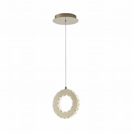 Zuma Line - Lampadario a sospensione LED dimmerabile con cavo LED/10W/230V, oro