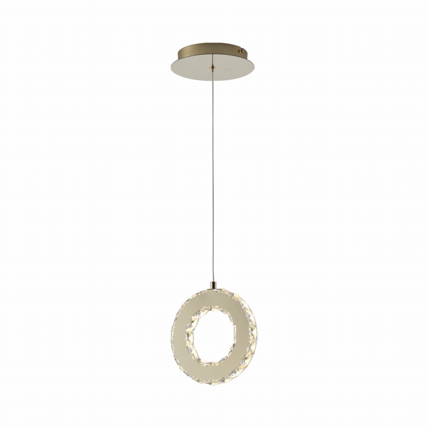 Zuma Line - Lampadario a sospensione LED dimmerabile con cavo LED/10W/230V, oro