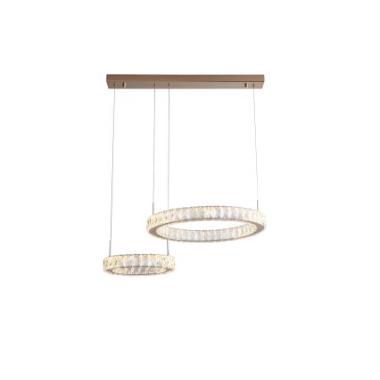 Zuma Line - Lampada a sospensione con cavo LED/36W/230V oro rosa