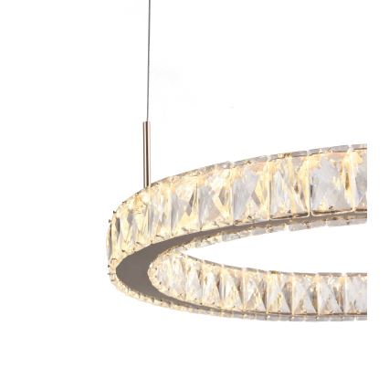 Zuma Line - Lampada a sospensione con cavo LED/36W/230V oro rosa