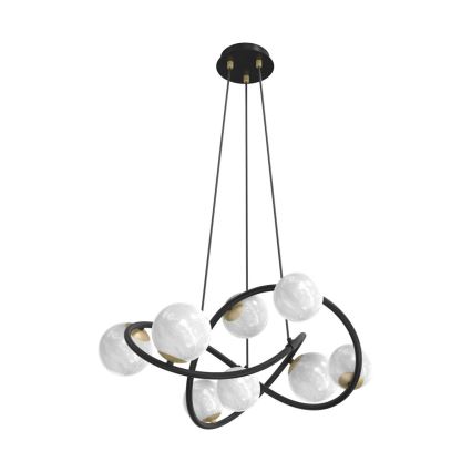 Zuma Line - Lampadario a sospensione con filo 8xG9/3,5W/230V nero