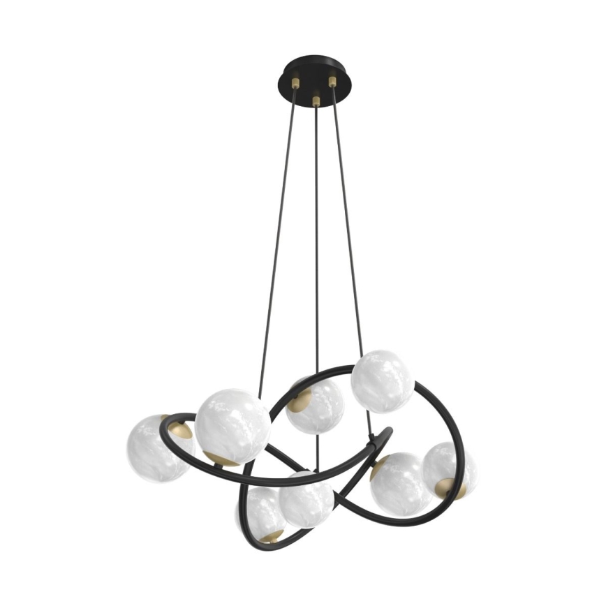 Zuma Line - Lampadario a sospensione con filo 8xG9/3,5W/230V nero