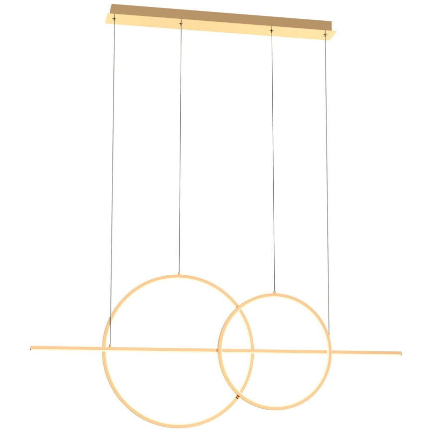 Zuma Line - Lampadario a sospensione con filo LED dimmerabile LED/34W/230V oro