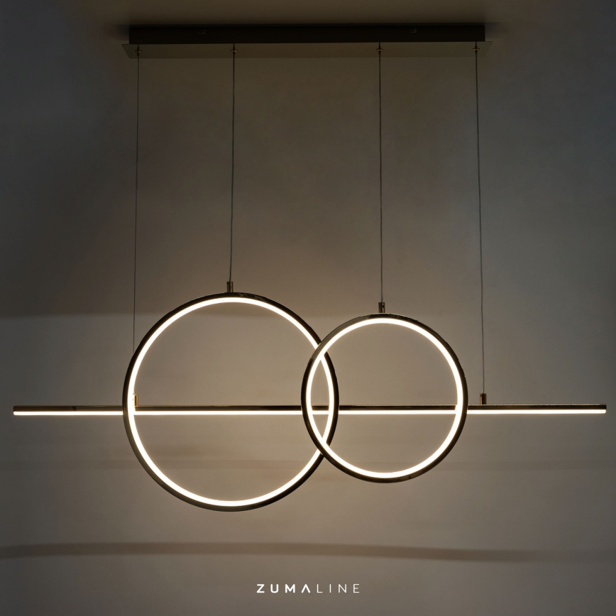 Zuma Line - Lampadario a sospensione con filo LED dimmerabile LED/34W/230V oro