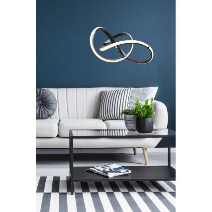 Zuma Line - Lampadario dimmerabile a LED su cavo LED/44W/230V nero