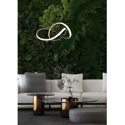 Zuma Line - Lampadario dimmerabile a LED su cavo LED/44W/230V nero/oro