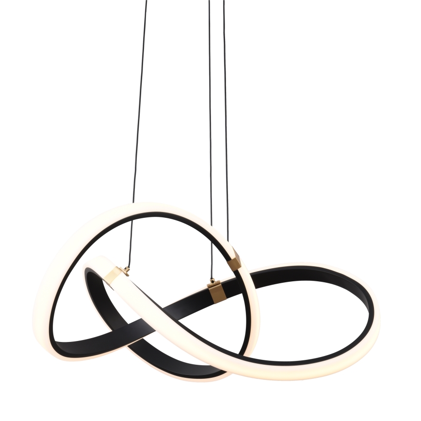 Zuma Line - Lampadario dimmerabile a LED su cavo LED/44W/230V nero/oro