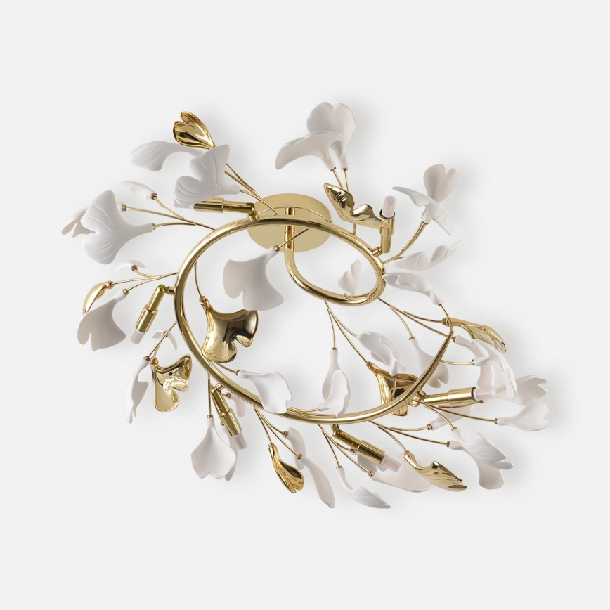 Zuma Line - Lampadario a plafone 6xG9/42W/230V Ø 70 cm dorato