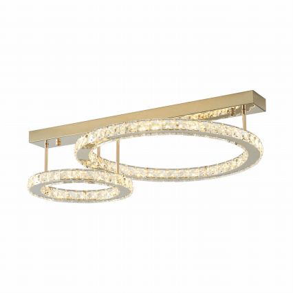 Zuma Line - Plafoniera LED dimmerabile 36W/230V dorata