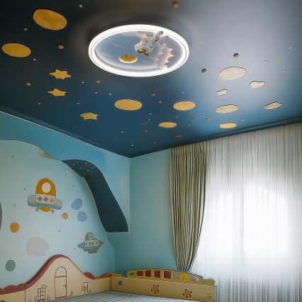 Zuma Line - LED Dimmerabile dětské Plafoniera LED/42W/230V 3000/5700K astronaut