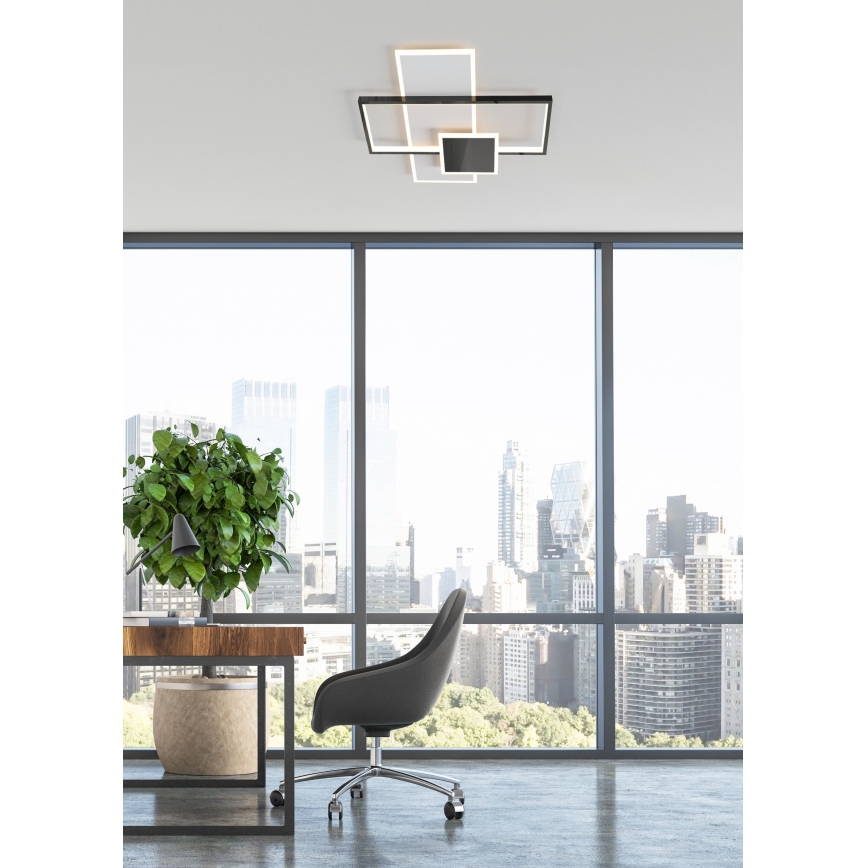 Zuma Line - Plafoniera LED dimmerabile LED/46W/230V nero