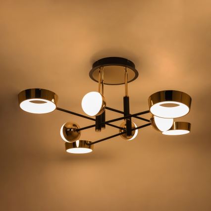 Zuma Line - Plafoniera LED dimmerabile a montaggio superficiale LED/60W/230V oro/nero