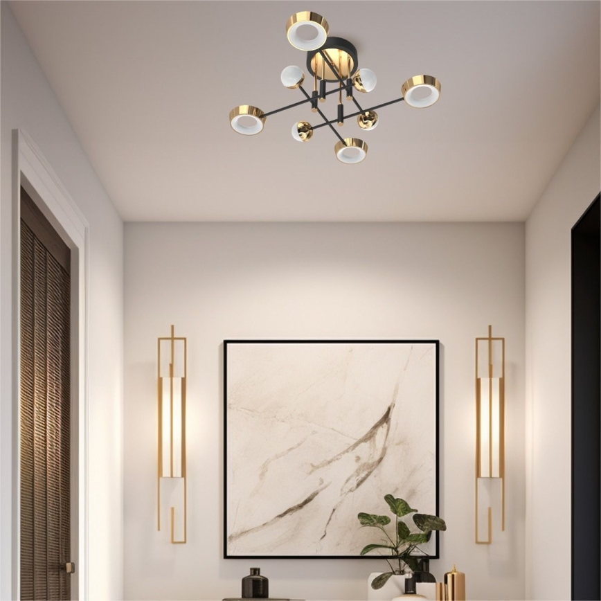 Zuma Line - Plafoniera LED dimmerabile a montaggio superficiale LED/60W/230V oro/nero
