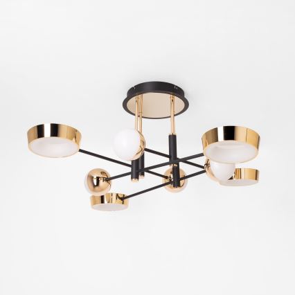 Zuma Line - Plafoniera LED dimmerabile a montaggio superficiale LED/60W/230V oro/nero