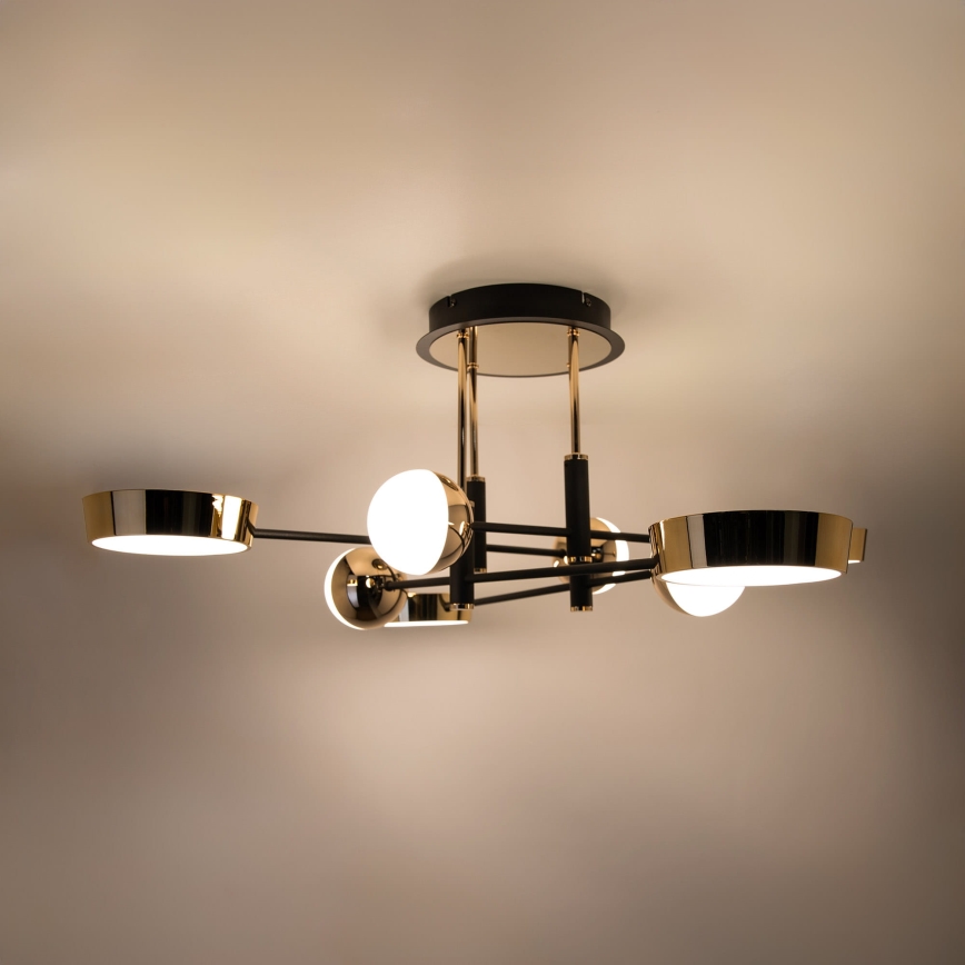 Zuma Line - Plafoniera LED dimmerabile a montaggio superficiale LED/60W/230V oro/nero