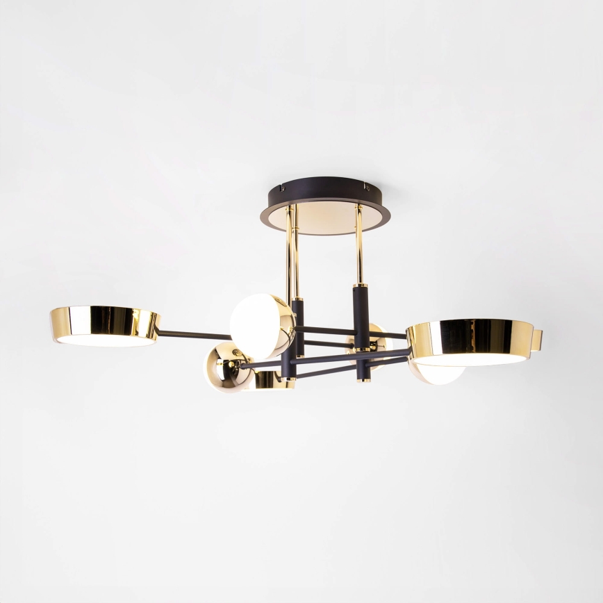 Zuma Line - Plafoniera LED dimmerabile a montaggio superficiale LED/60W/230V oro/nero