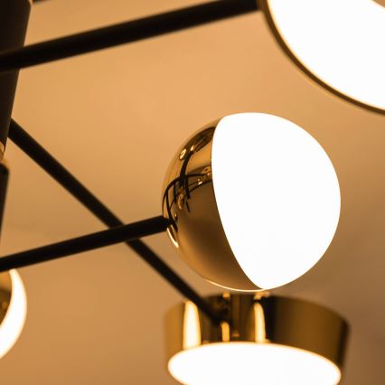 Zuma Line - Plafoniera LED dimmerabile a montaggio superficiale LED/60W/230V oro/nero