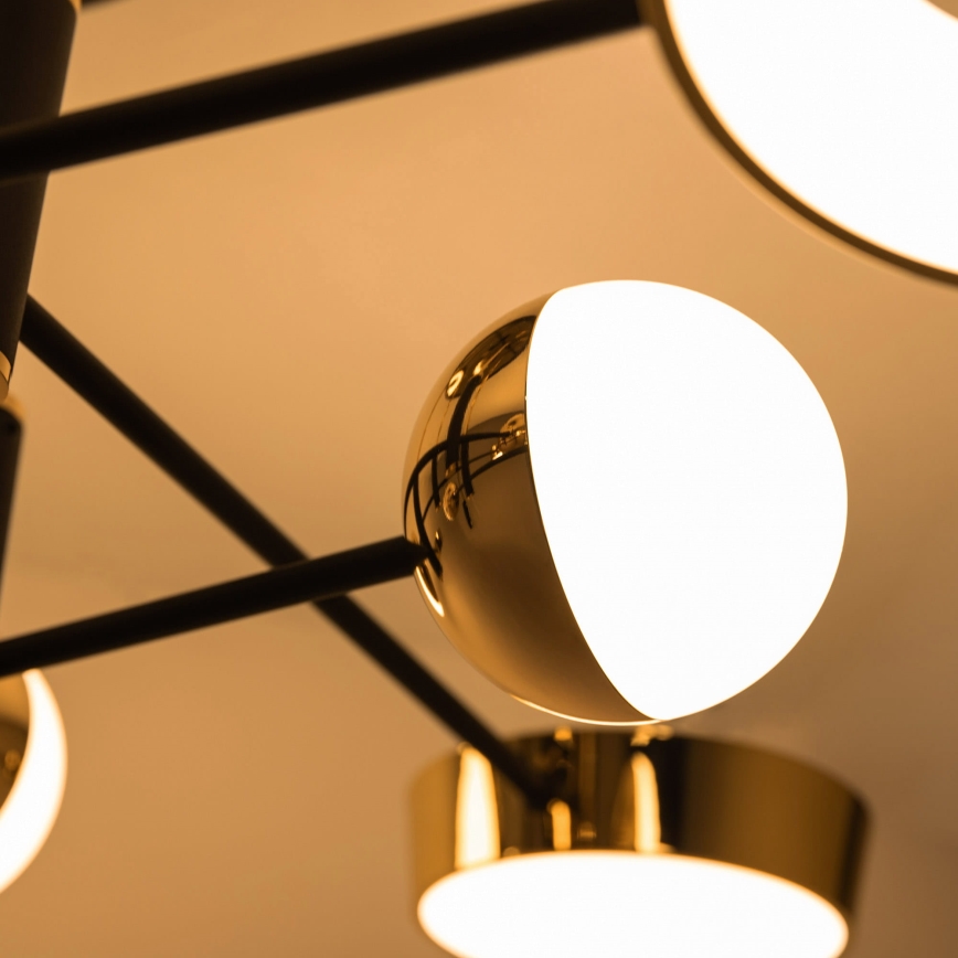 Zuma Line - Plafoniera LED dimmerabile a montaggio superficiale LED/60W/230V oro/nero