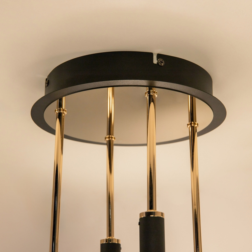 Zuma Line - Plafoniera LED dimmerabile a montaggio superficiale LED/60W/230V oro/nero