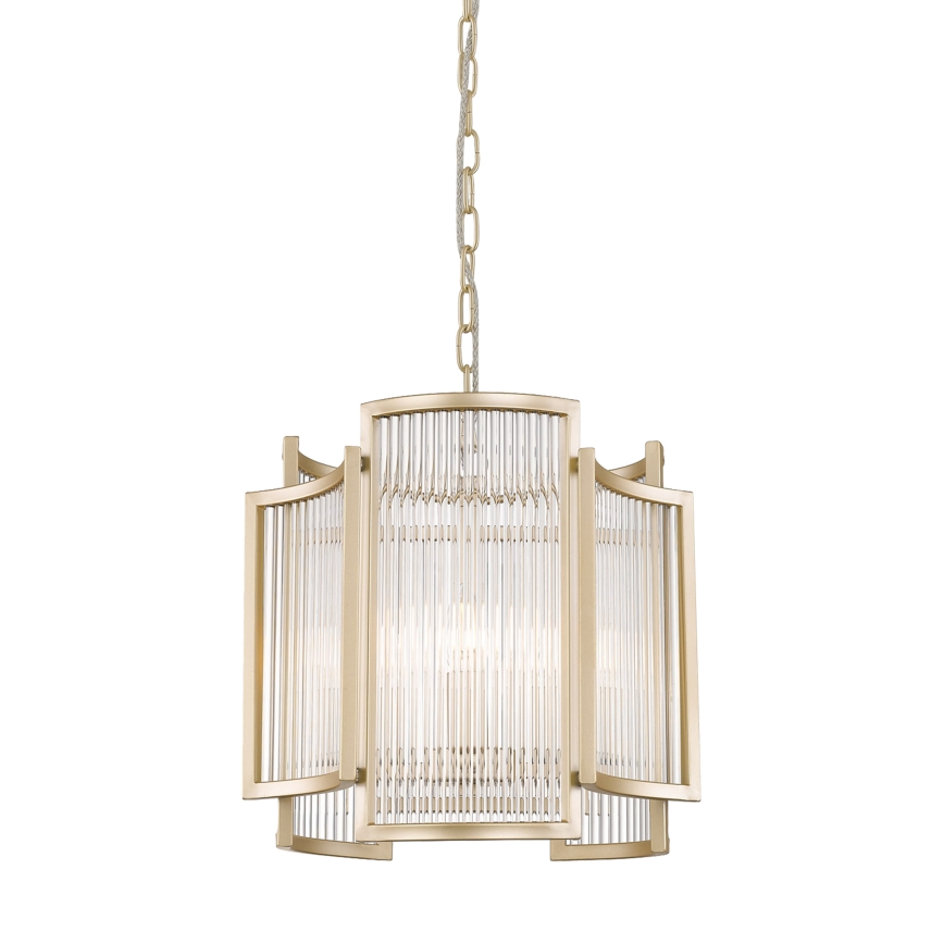 Zuma Line - Lampadario a sospensione con catena 3xE14/60W/230V oro