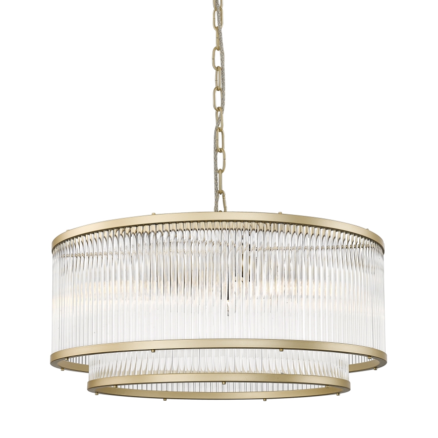 Zuma Line - Lampadario a sospensione con catena 6xE14/60W/230V oro