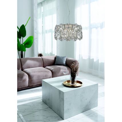 Zuma Line - Lampadario a sospensione con filo 5xG9/33W/230V cromo lucido