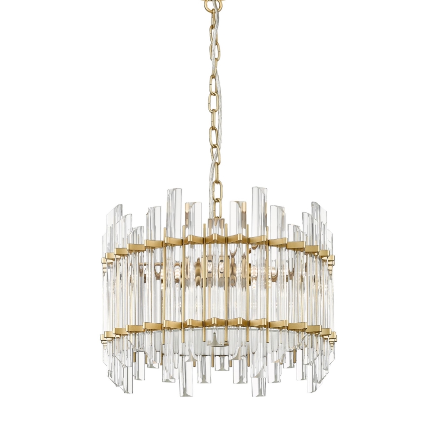 Zuma Line - Lampadario a sospensione con catena 6xG9/42W/230V oro
