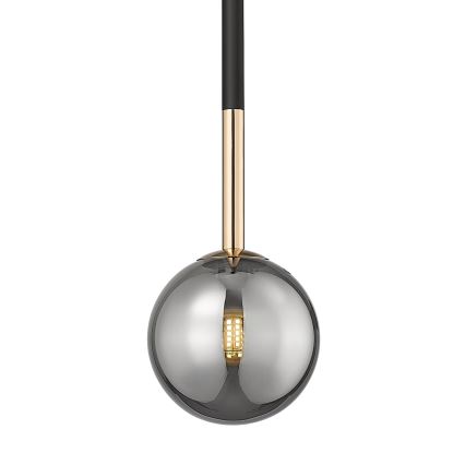 Zuma Line - Lampadario a sospensione con filo 1xG9/4W/230V nero