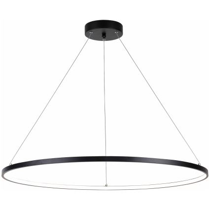 Zuma Line - Lampadario LED a sospensione con filo LED/40W/230V 3000/4000/6000K diametro 90 cm nero
