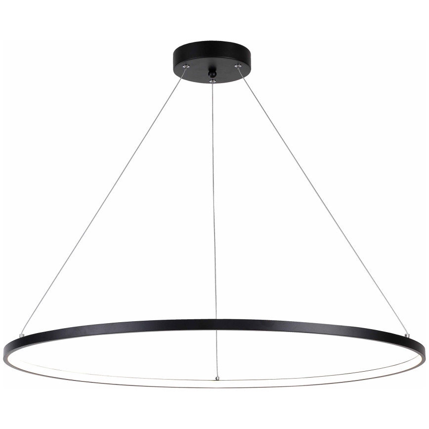 Zuma Line - Lampadario LED a sospensione con filo LED/40W/230V 3000/4000/6000K diametro 90 cm nero