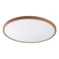 Zuma Line - Plafoniera LED CAMI, 36W, 230V, 3000/4000/6000K, Ø 40 cm, marrone