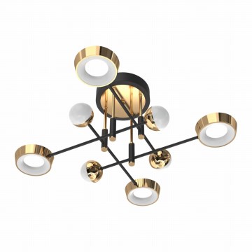Zuma Line - Plafoniera LED dimmerabile a montaggio superficiale LED/60W/230V oro/nero