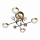 Zuma Line - Plafoniera LED dimmerabile a montaggio superficiale LED/60W/230V oro/nero