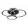 Zuma Line - Plafoniera LED dimmerabile LED/55W/230V 3000-6000K nero + telecomando