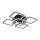 Zuma Line - Plafoniera LED dimmerabile LED/55W/230V 3000-6000K nero + telecomando