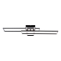 Zuma Line - Plafoniera LED dimmerabile LED/55W/230V 3000-6000K nero + telecomando