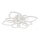 Zuma Line - Plafoniera LED dimmerabile LED/75W/230V 3000-6000K bianco + telecomando