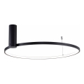 Zuma Line - Plafoniera LED LED/32W/230V 3000/4000/6000K Ø60 cm nera