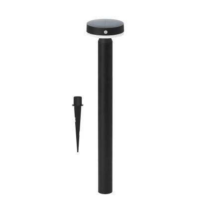 Zuma Line - Lampada solare a LED con sensore di movimento e crepuscolare LED/4,5W/2000 mAh IP44 nero