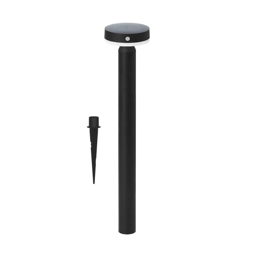 Zuma Line - Lampada solare a LED con sensore di movimento e crepuscolare LED/4,5W/2000 mAh IP44 nero