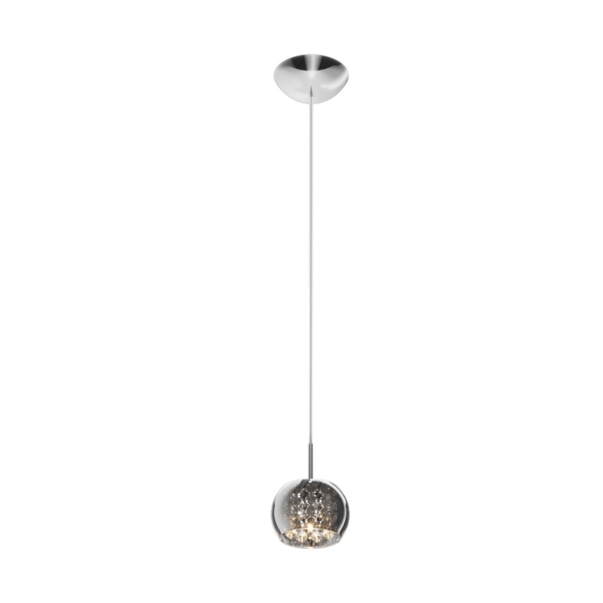 Zuma Line - Vetro di ricambio per lampadario G9, Ø 13 cm, grigio fumé