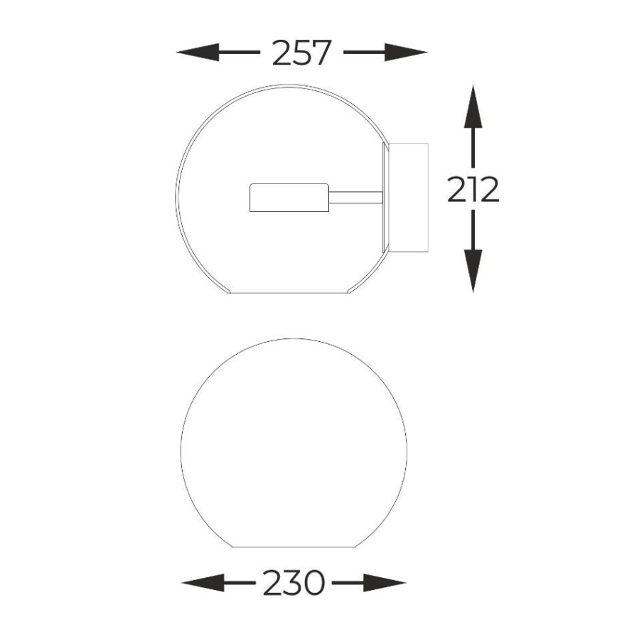 Zuma Line - Applique a LED LED/5W/230V cromo lucido
