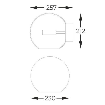 Zuma Line - Applique a LED LED/5W/230V oro