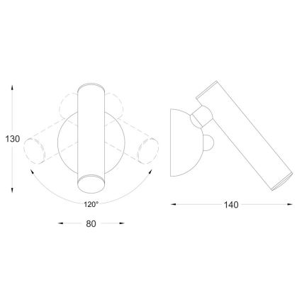 Zuma Line - Applique LED LED/5W/230V