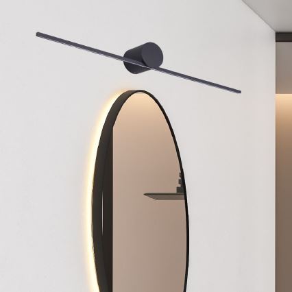 Zuma Line - Illuminazione a LED per specchi da bagno LED/6W/230V 40 cm IP44 nero