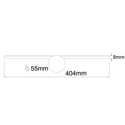 Zuma Line - Illuminazione a LED per specchi da bagno LED/6W/230V 40 cm IP44 cromo lucido