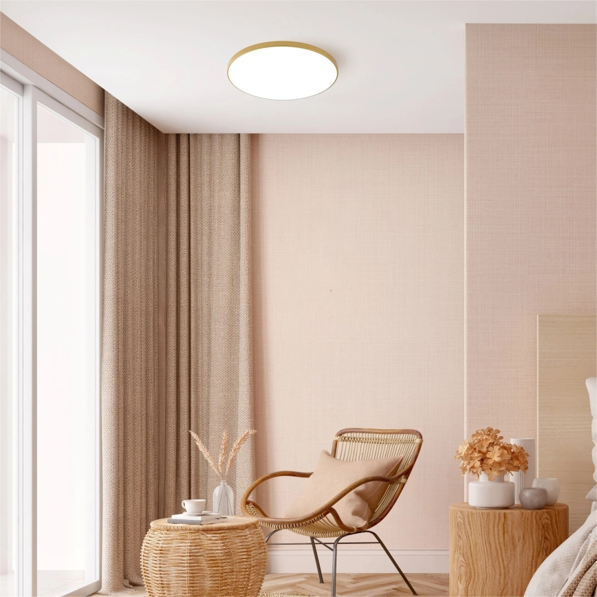 Zuma Line - Plafoniera a LED VERI, 44W/230V, Ø 47 cm, dorata
